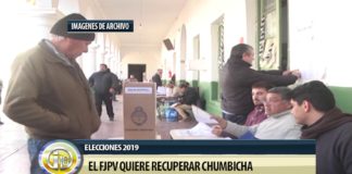El FJPV quiere recuperar Chumbicha