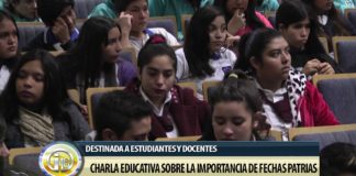 Charla educativa sobre la importancia de fechas patrias