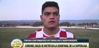 Coronal Daza se metió en la semifinal de la Superliga