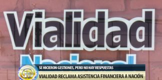 Vialidad reclama asistencia financiera a Nación