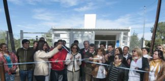 Lucía inauguró un jardín y un centro de salud en El Alto