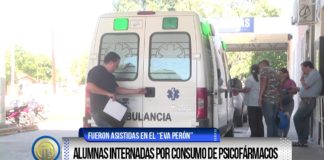 Alumnas internadas por consumo de psicofármacos