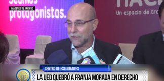 La UED quebró a Franja Morada en Derecho