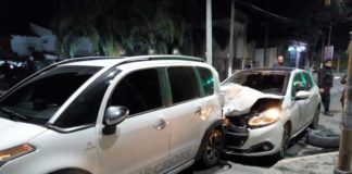 Violento choque en Avenida Presidente Castillo