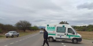 Choque en cadena cerca del puesto caminero de Nueva Coneta