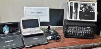 Recuperan elementos robados en una escuela de Santa Rosa
