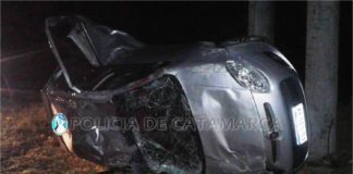 Un sexagenario perdió la vida en un vuelco en Ruta N°1