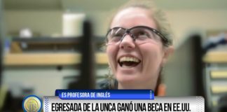 Egresada de la UNCA ganó una beca a EE.UU.