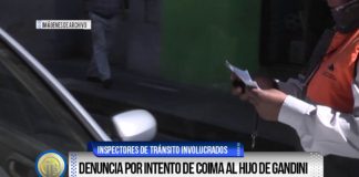 Denuncia por intento de coima el hijo de Gandini