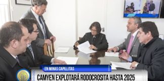 CAMYEN explotará rodocrosita hasta 2025