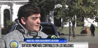 Quevedo pidió más controles en los boliches