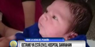 Octavio ya está en el hospital Garrahan