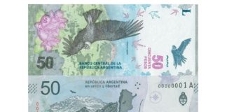 Desde hoy circula el nuevo billete de 50 pesos