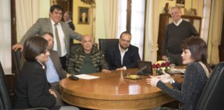 La «Tigresa» Acuña visitó a la gobernadora