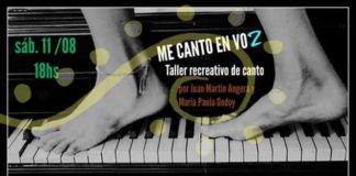 Este sábado, “Me canto en voz” en la Casa de la Cultura