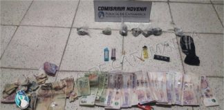 Secuestran droga y dinero en las 100 viviendas sur