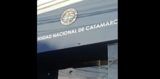 Apedrearon el Rectorado de la UNCa