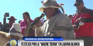 Festejos por la «Madre tierra» en Laguna Blanca