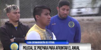 Policial se prepara para afrontar el anual