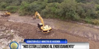 Véliz anunció que se paralizará la obra pública