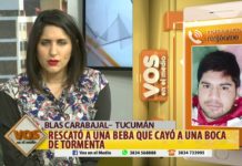 BLAS CARABAJAL: RESCATO A UNA BEBA QUE CAYÓ A UNA BOCA