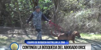 Continúa la búsqueda del abogado Orce