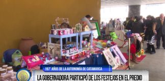 La Gobernadora participó de los festejos en el predio