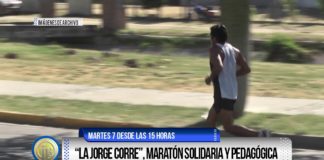 «La Jorge corre», maratón solidaria y pedagógica