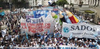 El 13 de septiembre habrá paro nacional docente