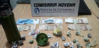 Secuestran droga, arrestan a un joven y resguardan a un adolescente en el San Antonio Sur