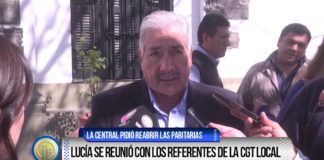 Lucía se reunió con los referentes de la CGT local