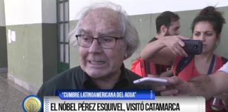 El nóbel Pérez Esquivel, visitó Catamarca