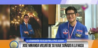 José Miranda volvió de su viaje soñado a la NASA