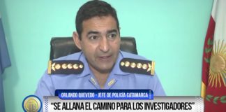 Conferencia de prensa de Denett y Quevedo por robo en Comisaría de Recreo