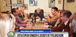 ATECA espera conocer el decreto de titularización