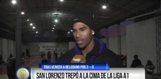 San Lorenzo trepó a la cima de la Liga A1