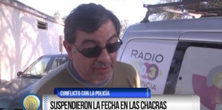Suspendieron la fecha en Las Chacras