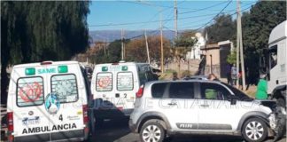 Violento accidente en el norte de la ciudad