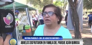 Adultos mayores disfrutaron del Parque Adán Quiroga