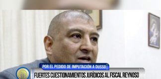 Fuertes cuestionamientos jurídicos al fiscal Reynoso