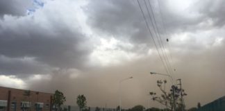 Jueves ventoso en la ciudad