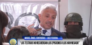 El juez Contreras notificó la imputación de José López