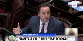 Mera defendió el Presupuesto y la meta del déficit cero