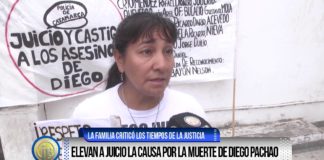 Elevan a juicio la causa por la muerte de Diego Pachao