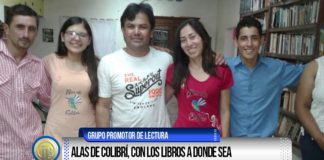 Alas de Colibrí, con los libros adonde sea