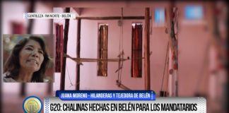 Líderes mundiales recibirán chalinas tejidas en Belén