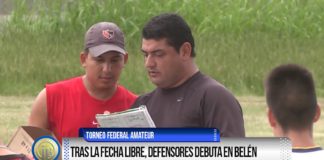 Tras la fecha libre, defensores debuta en Belén