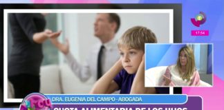 Cuota alimentaria de los hijos.