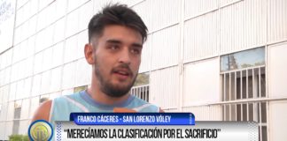 Cáceres: «Merecíamos la clasificación por el sacrificio»