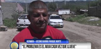 Vecinos molestos por problemas con las lluvias